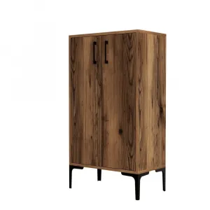Skrinka na topánky / Botník Prag - Walnut
