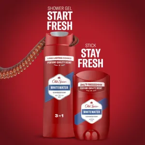 Old Spice Whitewater Darčeková Súprava Pre Športových Fanúšikov: Tuhý Dezodorant A Sprchový Gél