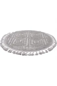 Koberec BERBER 7061 svetlosivý kruh