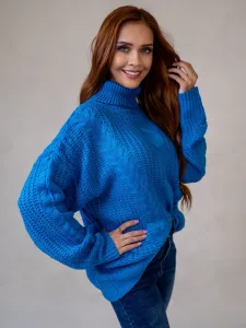 ASPERISSIA Dámsky sveter COLINE Farba: Modrá, Konfekčná veľkosť: S/M
