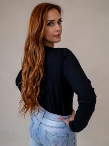 ASPERISSIA Dámsky top CLARISSE Farba: Čierna, Konfekčná veľkosť: S/M