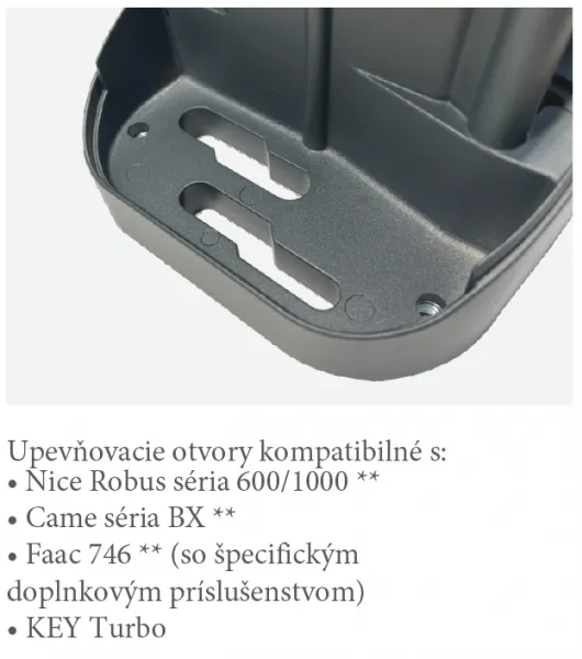 Key Turbo S800 - sada   pre posuvnú bránu do 800kg
