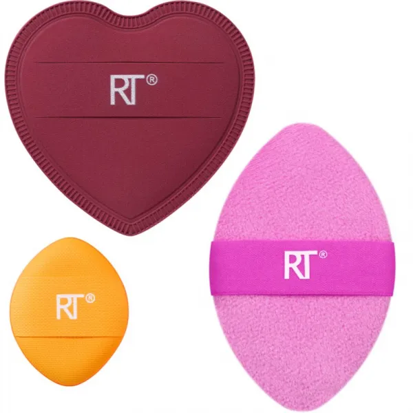 Real Techniques Matte + Merry Puff Trio sada aplikátorov