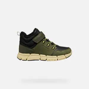 Khaki Boys' Ankle Boots Geox Flexyper B ABX - Boys