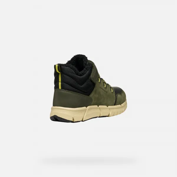 Khaki Boys' Ankle Boots Geox Flexyper B ABX - Boys
