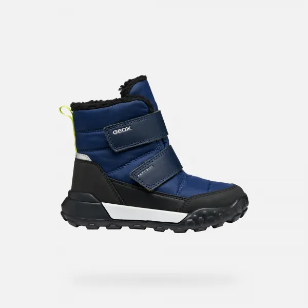 Geox Trekkyup ABX Boys' Navy Blue Ankle Boots - Boys