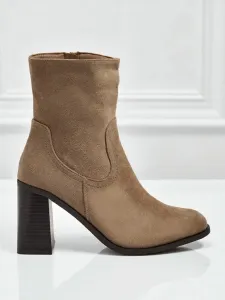 Resti Women's Rune Fast Faux Suede Heeled Ankle Boots