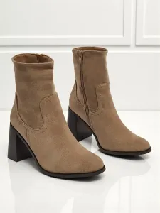 Resti Women's Rune Fast Faux Suede Heeled Ankle Boots