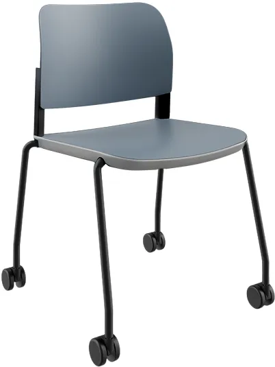 LD SEATING Konferenčná stolička DUO,DU-01-N1,RU60, čierny rám