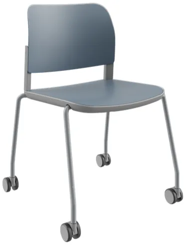 LD SEATING Konferenčná stolička DUO,DU-01-N2,RU60, sivá kostra