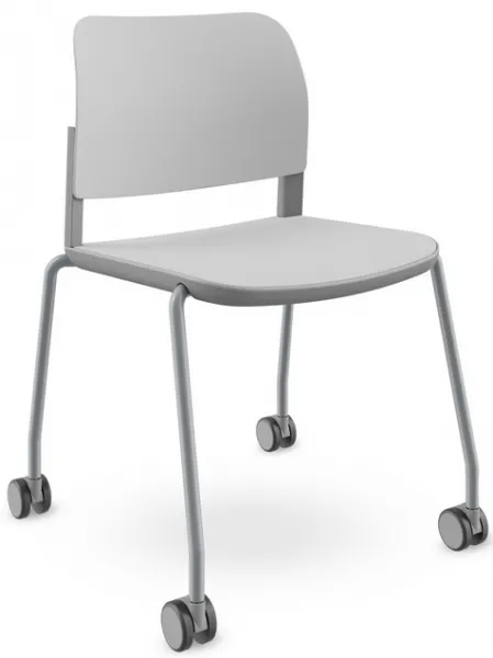 LD SEATING Konferenčná stolička DUO,DU-01-N2,RU60, sivá kostra