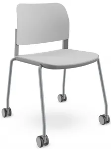 LD SEATING Konferenčná stolička DUO,DU-01-N2,RU60, sivá kostra
