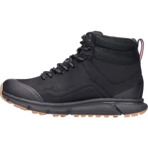 Tommy Hilfiger OUTDOOR RUNNER HI WPM Pánska zateplená obuv, čierna, veľkosť