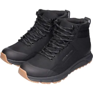 Tommy Hilfiger OUTDOOR RUNNER HI WPM Pánska zateplená obuv, čierna, veľkosť