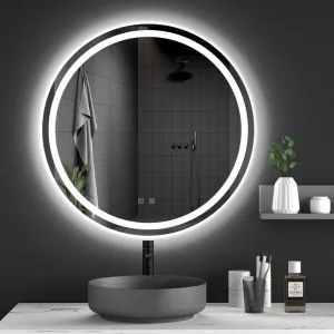 REA Dotykové nástěnné zrcadlo s LED osvětlením Bas 88,5 cm