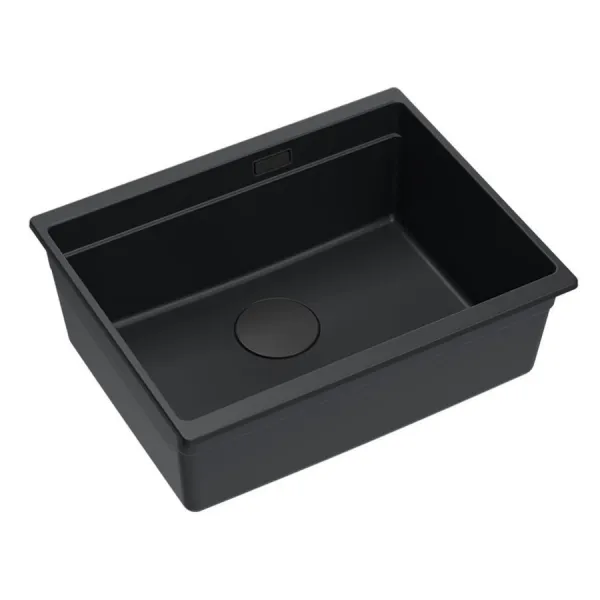 Quadron Quadron - Granitový drez Logan 100 Black Čierny HQJ6045U7_BLM_U