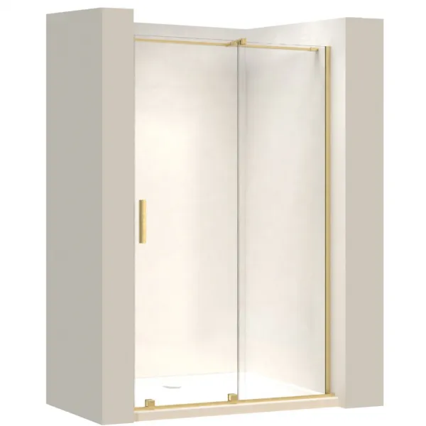 REA/S - Sprchové Dvere Montana 130 Gold brush KPL-K6400