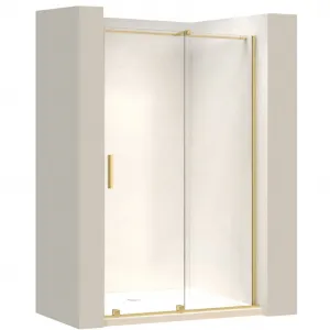 REA/S - Sprchové Dvere Montana 130 Gold brush KPL-K6400