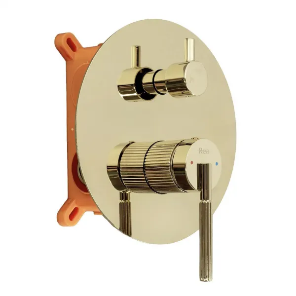 REA - Podomietková sprchová sada Argon Gold + BOX REA-P6538