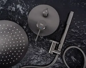 REA - Podomietková sprchová sada Lungo Grip Gun Grey + BOX REA-P8958