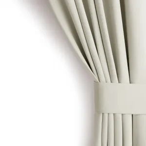Záves AmeliaHome Blackout s priechodkami 140x270 cm krémový, veľkosť 140x270