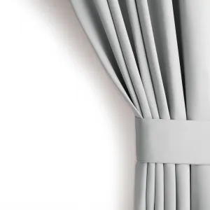 Záves AmeliaHome Blackout s multifunkčnou páskou svetlosivý, veľkosť 140x175
