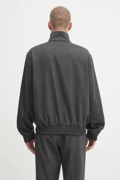 Vlnená bunda Drôle de Monsieur La Trackjacket Flanelle