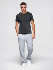 Ombre Men's T-shirt with wash effect - black