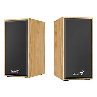 GENIUS Reproduktor SP-HF180, 3.5mm jack, 6W, světlé dřevo