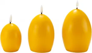 Weltbild LED svíčky Vajíčka, sada 3 ks, žluté