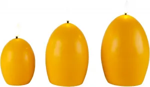 Weltbild LED svíčky Vajíčka, sada 3 ks, žluté
