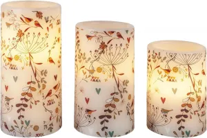 Weltbild LED svíčky Pampeliška, sada 3 ks