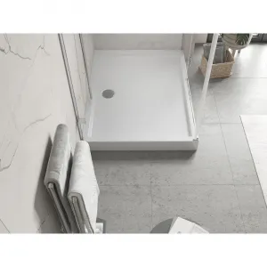 MEXEN - Flow+ sprchová vanička obdĺžniková 80 x 120, biela lesk 46R108012H