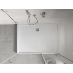 MEXEN - Flow+ sprchová vanička obdĺžniková 80 x 120, biela lesk 46R108012H