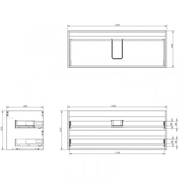Mexen Box-A 91AX0-1200-470-2-66