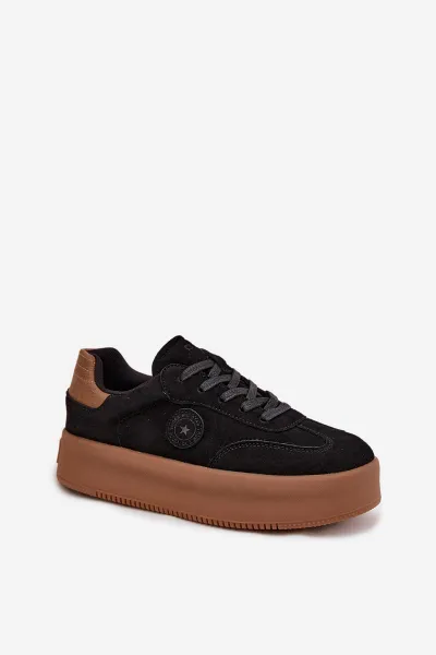 BIG STAR SHOES Dámske tenisky na platforme Big Star