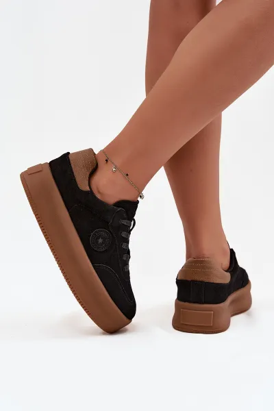 BIG STAR SHOES Dámske tenisky na platforme Big Star