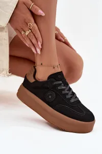 BIG STAR SHOES Dámske tenisky na platforme Big Star