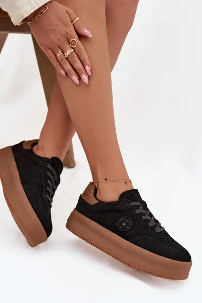 BIG STAR SHOES Dámske tenisky na platforme Big Star