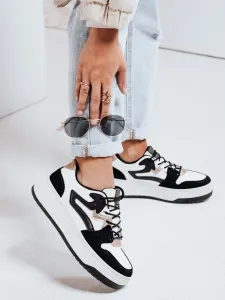 Dámske sneakersy na platforme BEIMEI biele