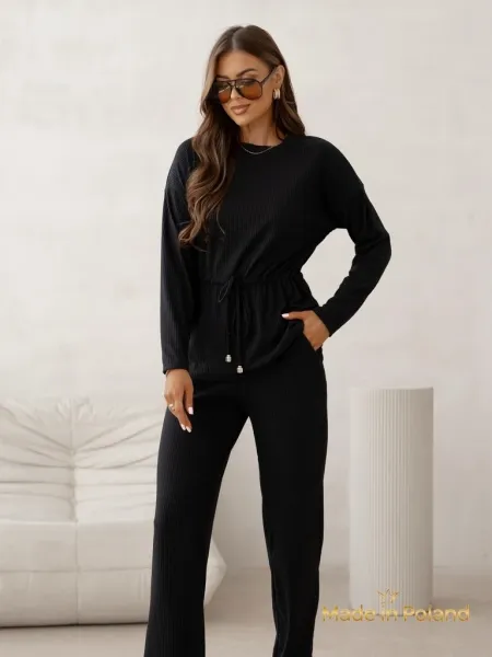 Resti Cotton Women's set a'la sweater ribbed