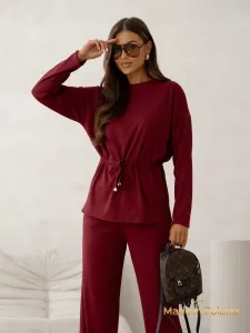 Resti Cotton Women's set a'la sweater ribbed