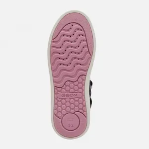 Black Girls Geox Skylin Sneakers - Girls