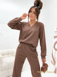 Resti Cotton Women's Knitted Sweater Set Shadow Line
