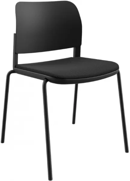 LD SEATING Konferenčná stolička DUO,DU-02-N1, čierny rám