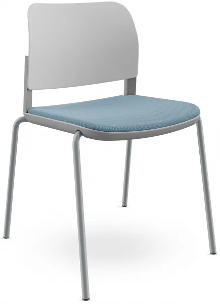 LD SEATING Konferenčná stolička DUO,DU-02-N2, sivá kostra rám