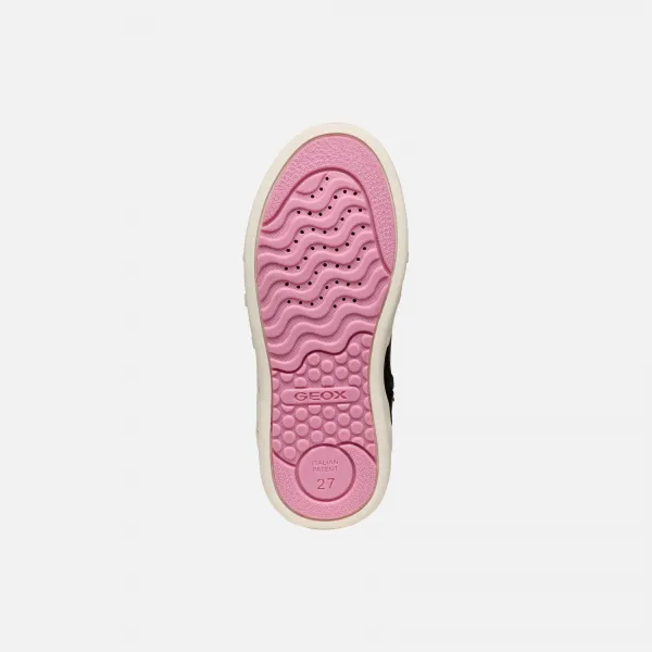Black Girls Geox Skylin Sneakers - Girls