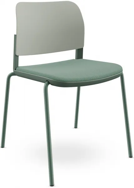 LD SEATING Konferenčná stolička DUO,DU-02-N12, zelená kostra