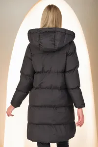 Z8687 DEWBERRY WOMEN'S COAT-BLACK