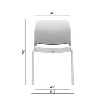 LD SEATING Konferenčná stolička DUO,DU-02-N7, bronzový rám